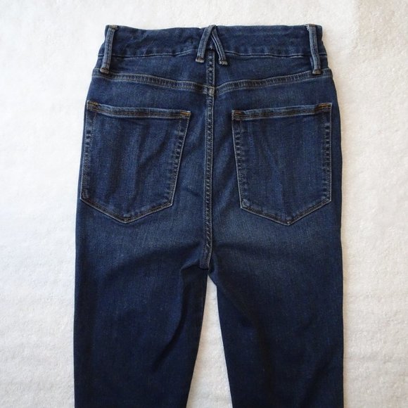 Good American Good Curve Skinny Jeans | Dark Wash | EUC | 0/25 - Picture 5 of 11